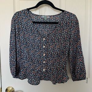 Flowered blouse